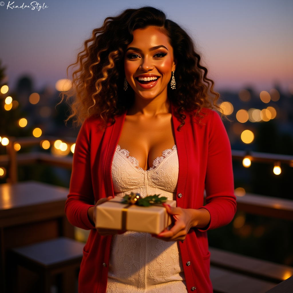 Royal Blue Christmas Dress