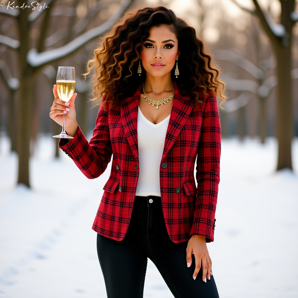 Midnight Blue Christmas Dress