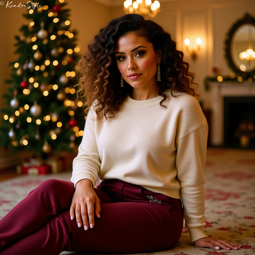 Sapphire Blue Holiday Dress