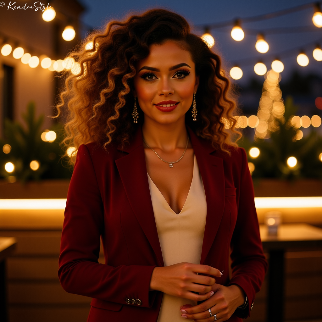 Ivory Embellished Christmas Dress