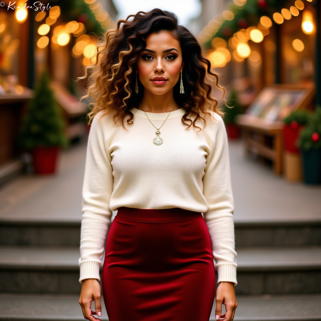 Black Sequin Christmas Dress