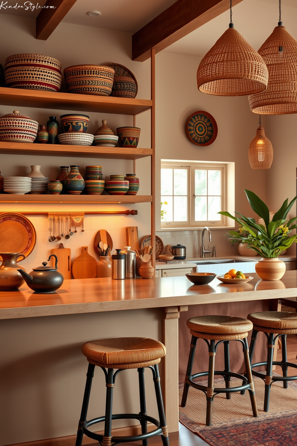 Natural Texture Kitchen