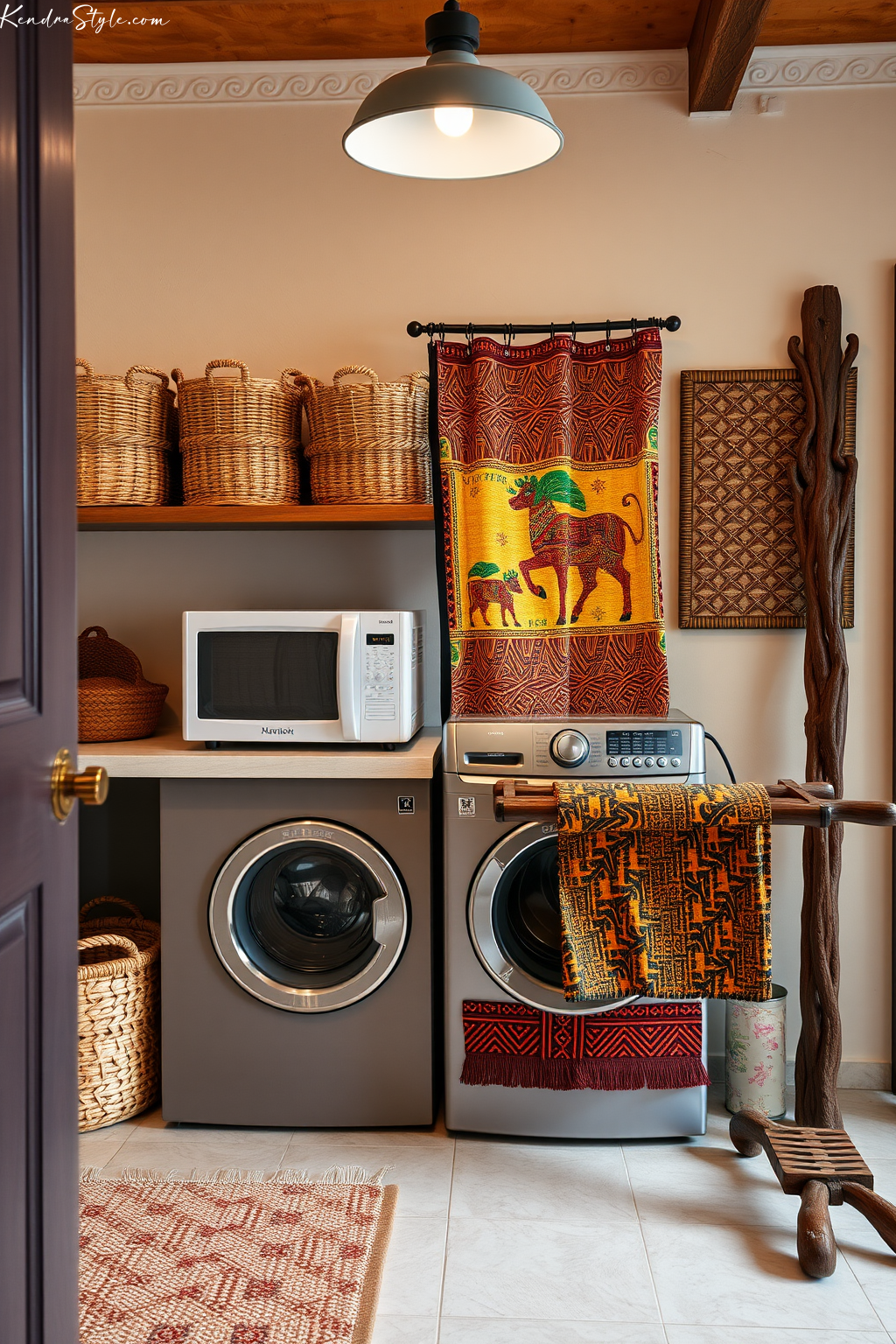 Organized Laundry Room