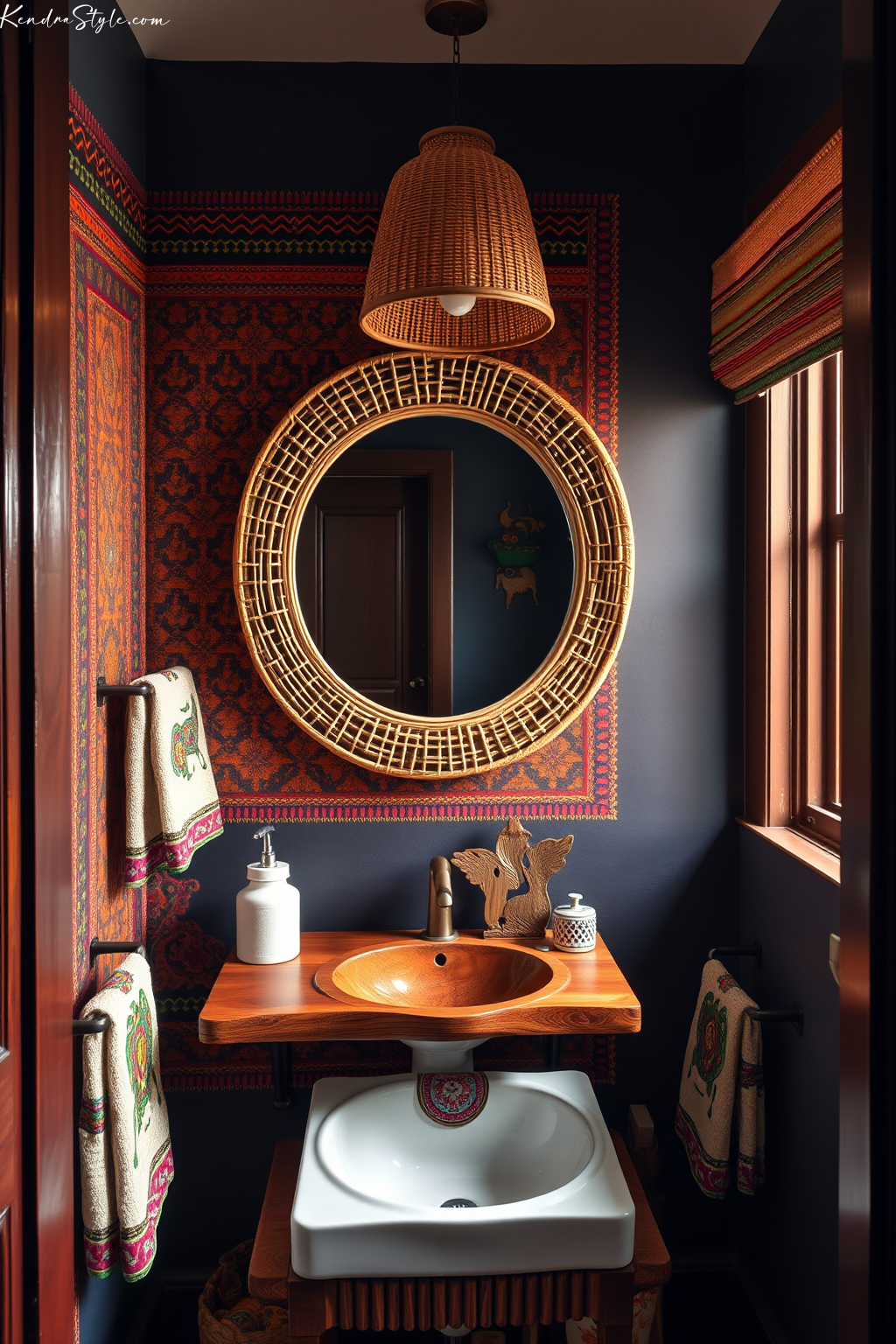 Bold Powder Room