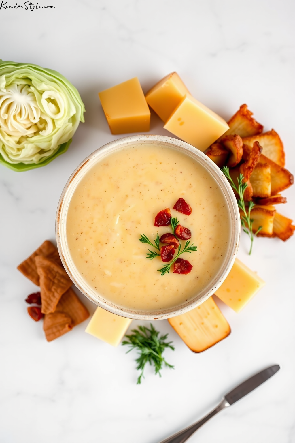 Cabbage Cheese Soup Recipe