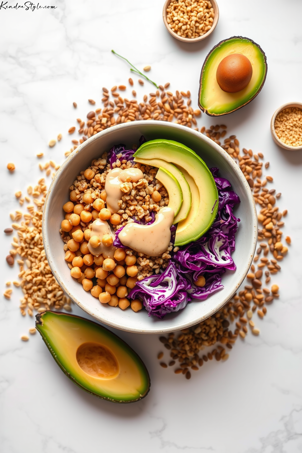 Cabbage Quinoa Bowl Recipe