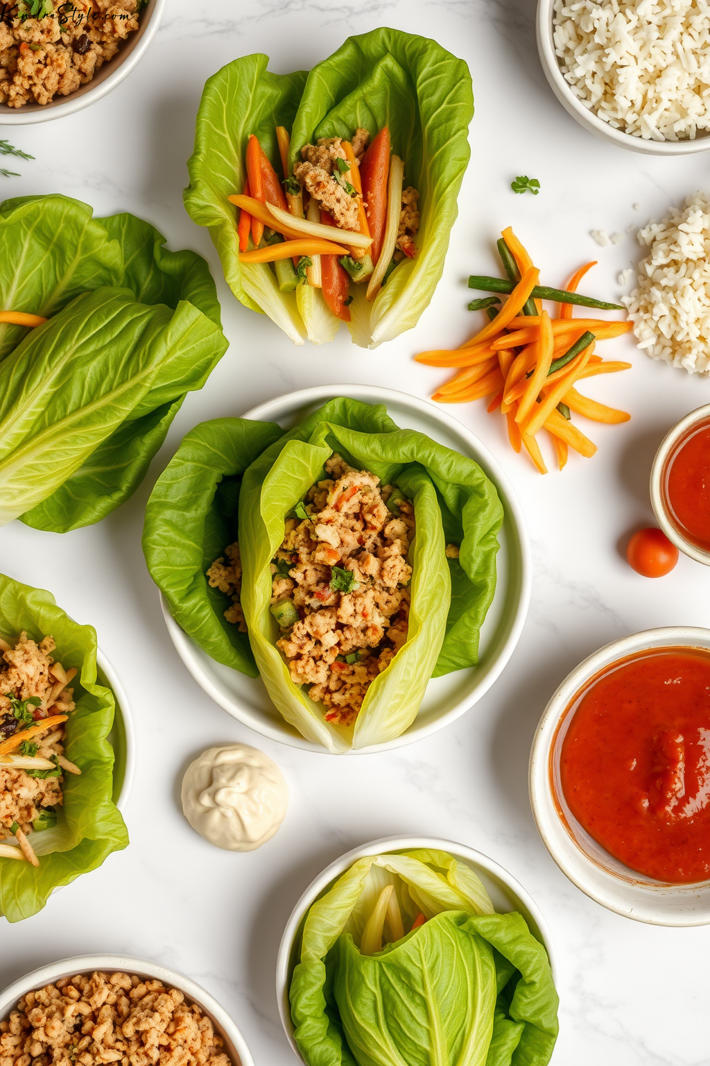 Lettuce Wrap-Style Cabbage Wraps Recipe