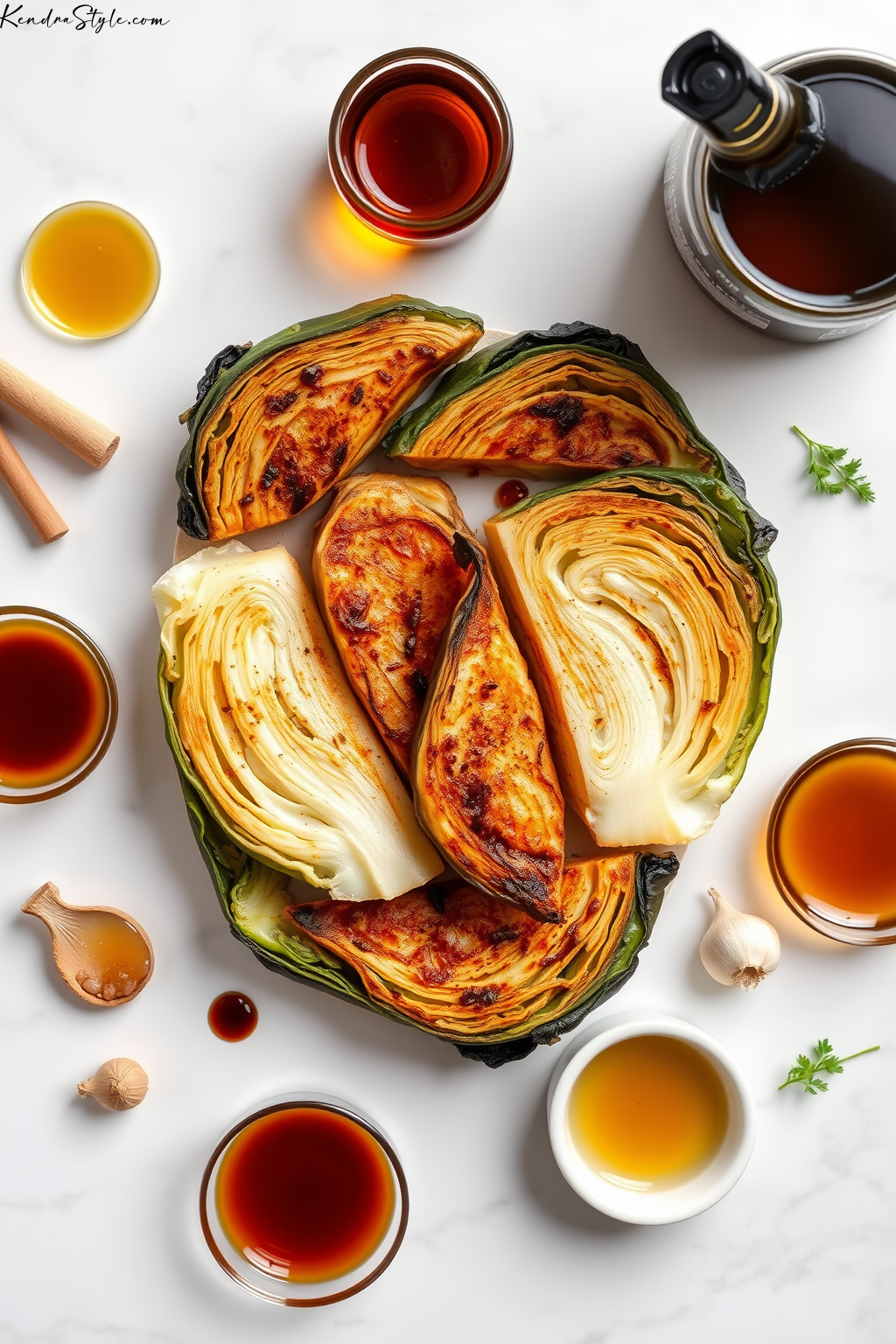 Roasted Cabbage with Balsamic Recipe