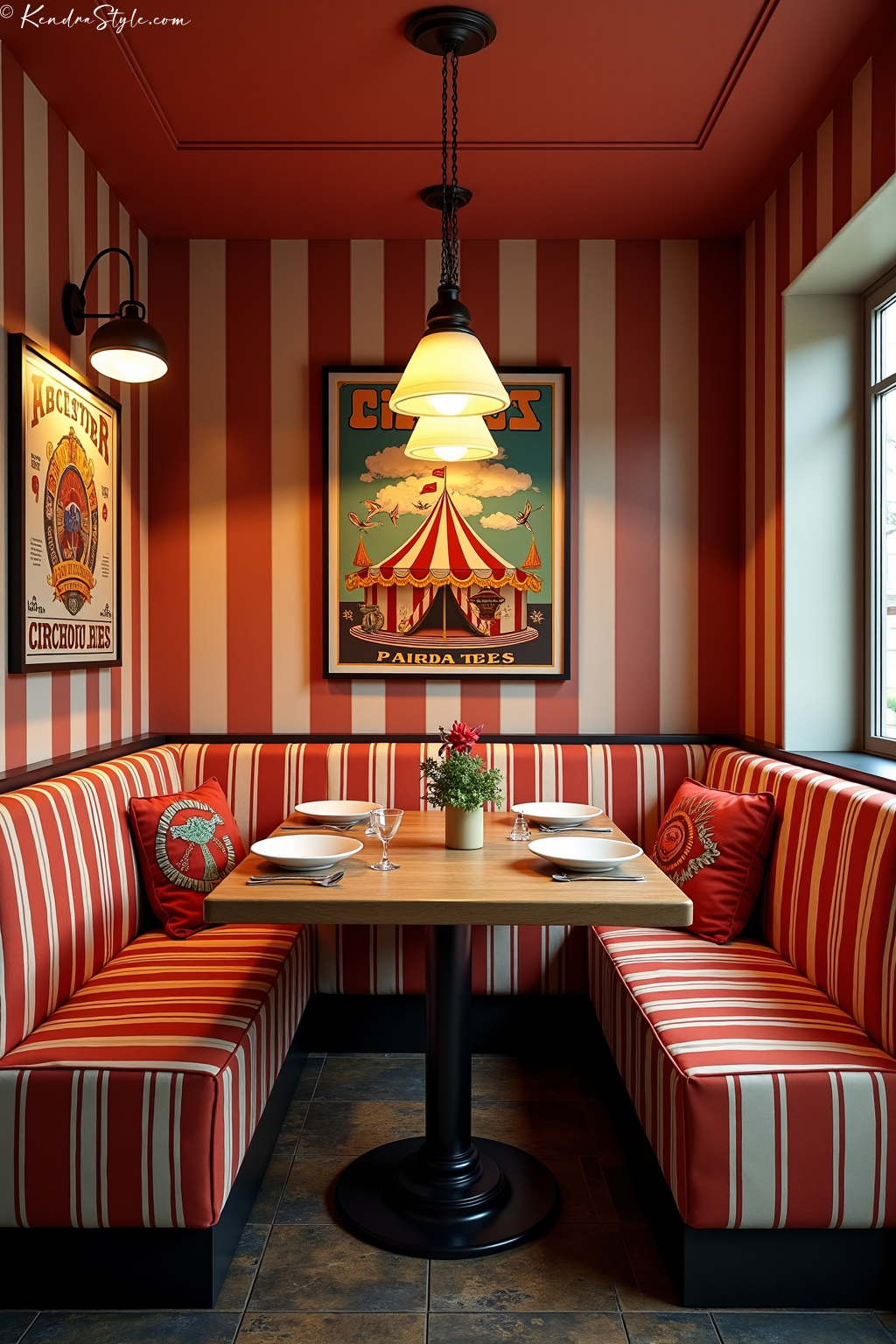 Circus Breakfast Nook