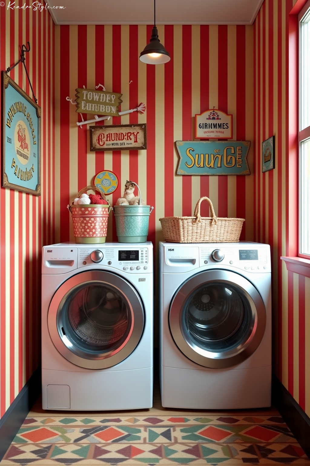 Circus Laundry Room
