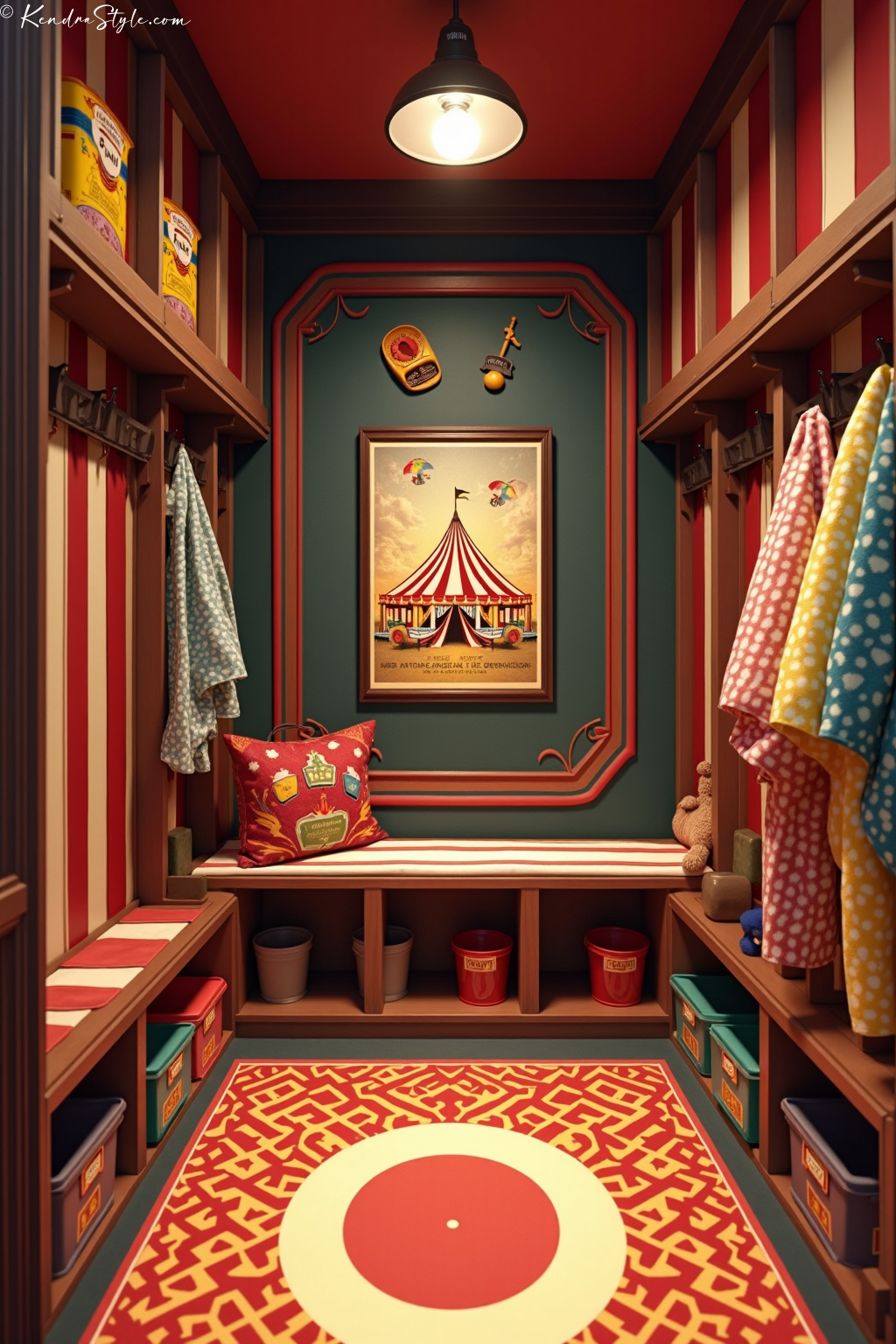 Circus Mudroom Entryway