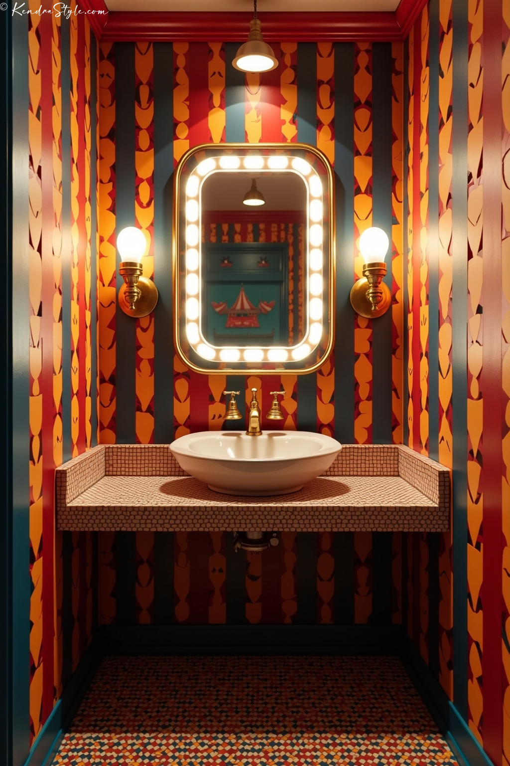 Circus Powder Room