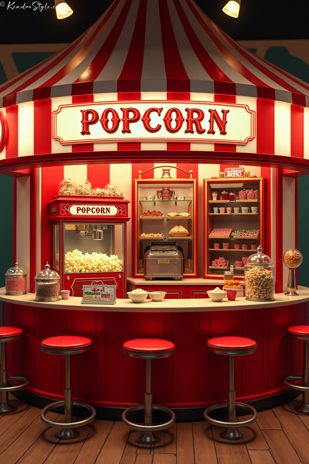 Popcorn Vendor Snack Bar