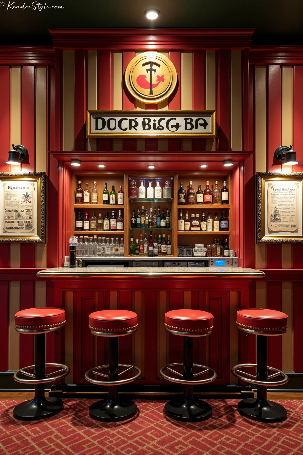 Ticket Booth Bar Design