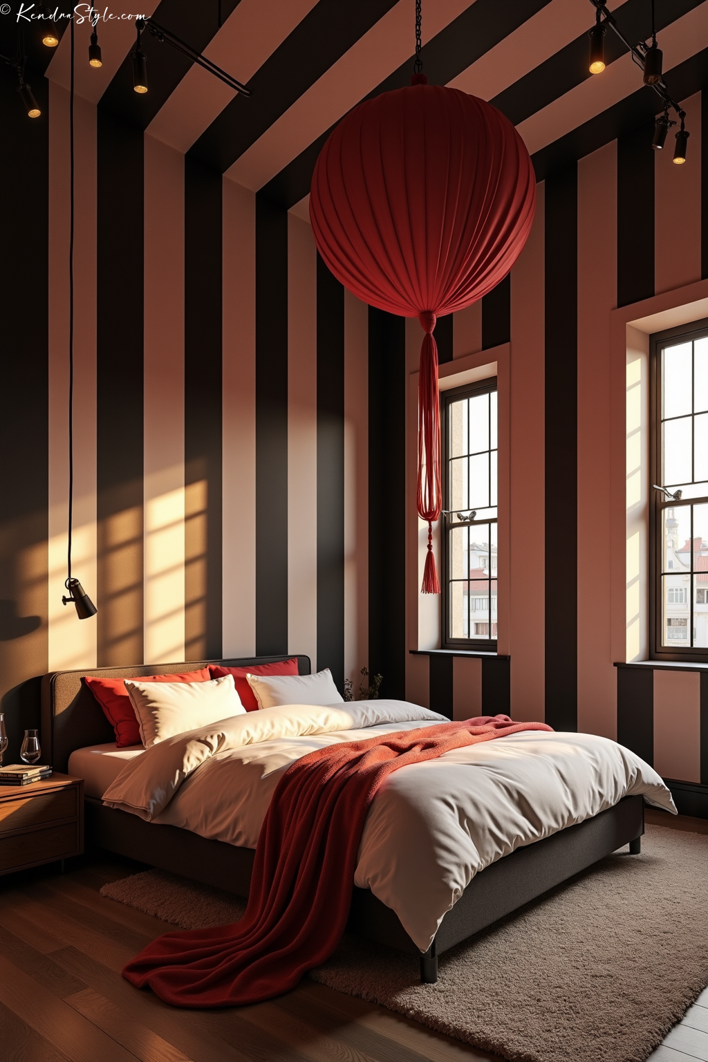 Trapeze Artist Loft Bedroom