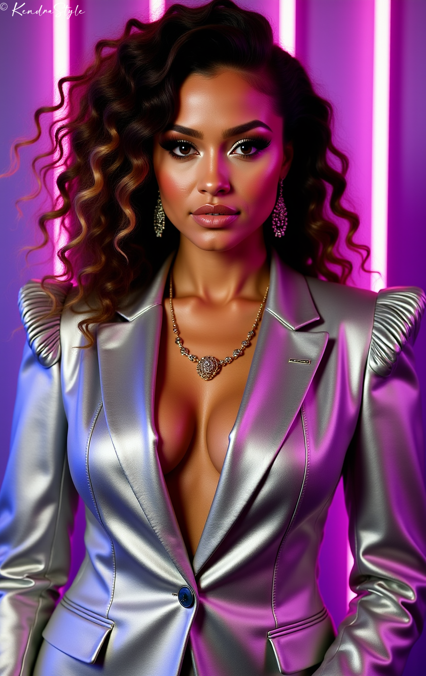 Silver Metallic Suit