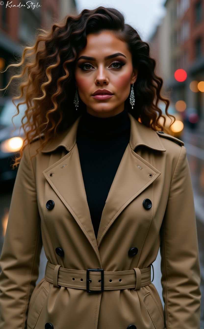 Khaki Trench Coat