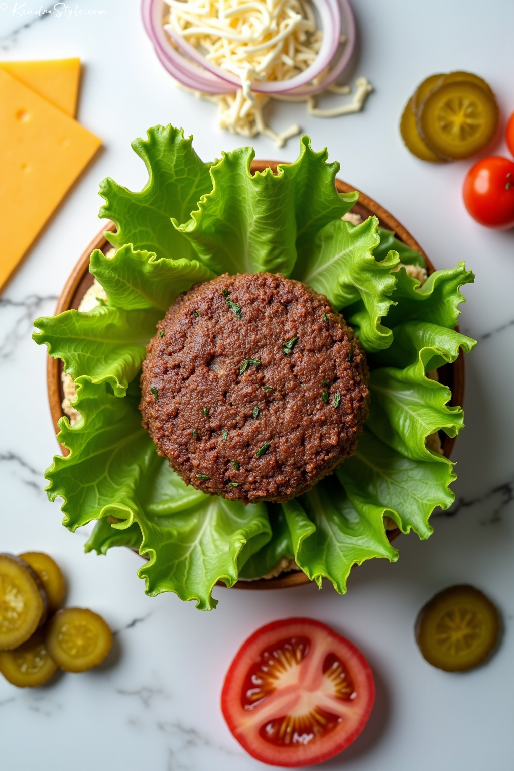 Bunless Burger Low-Carb Recipe