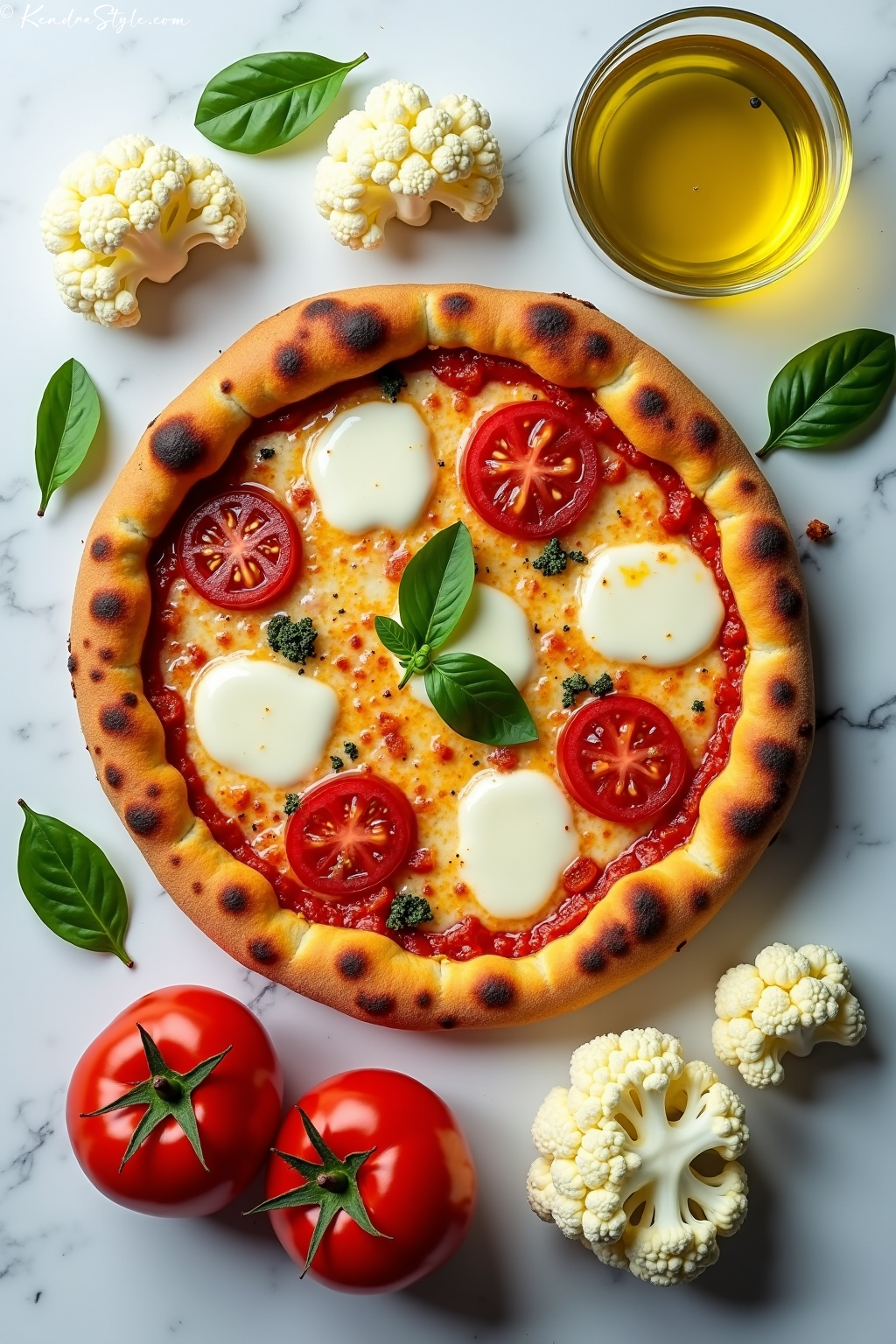 Cauliflower Pizza Low-Carb Recipe