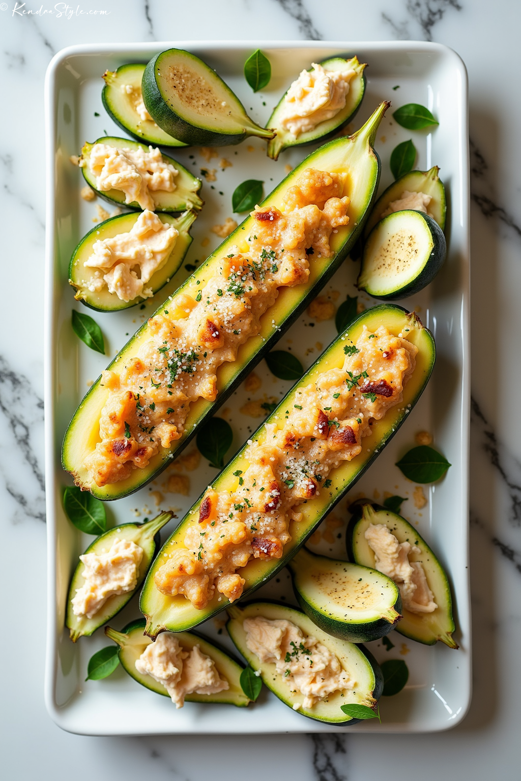 Chicken Zucchini Boats Low-Carb Recipe