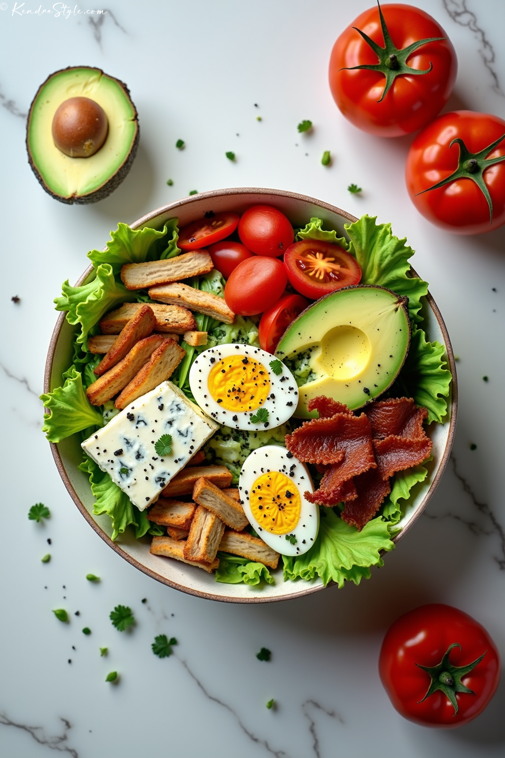 Cobb Salad Low-Carb Recipe