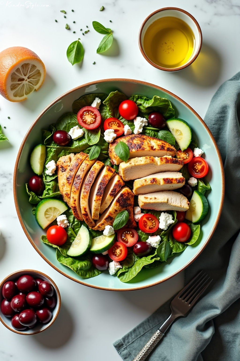 Greek Salad Chicken Low-Carb Recipe