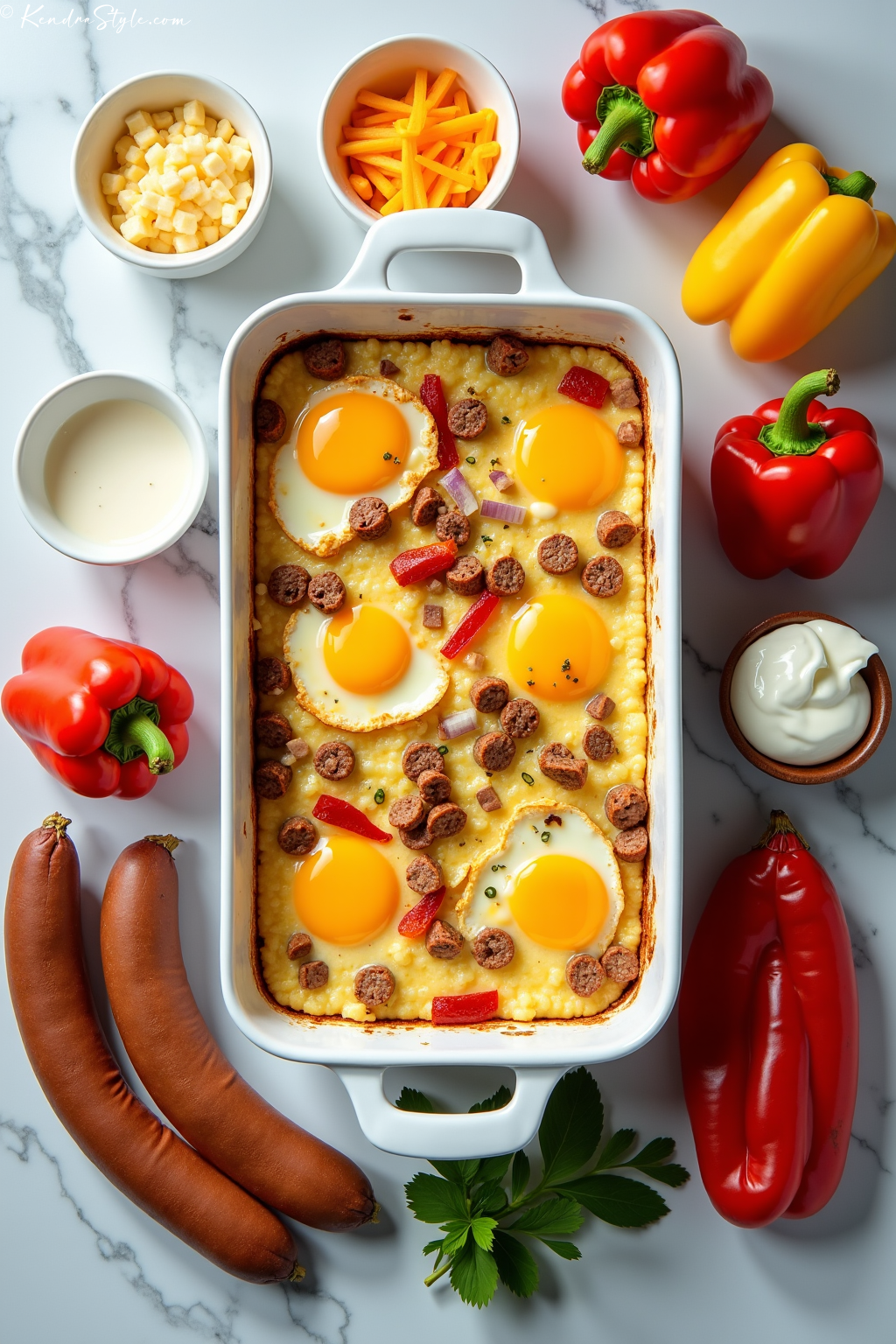 Sausage Egg Casserole Low-Carb Recipe