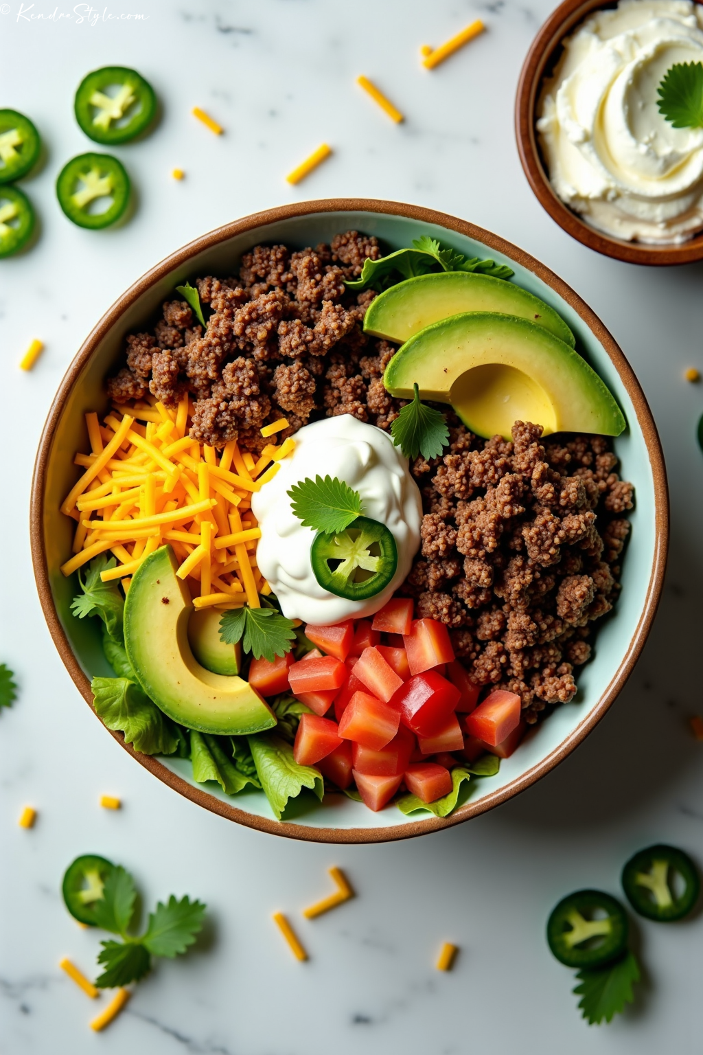 Taco Salad Bowl Low-Carb Recipe
