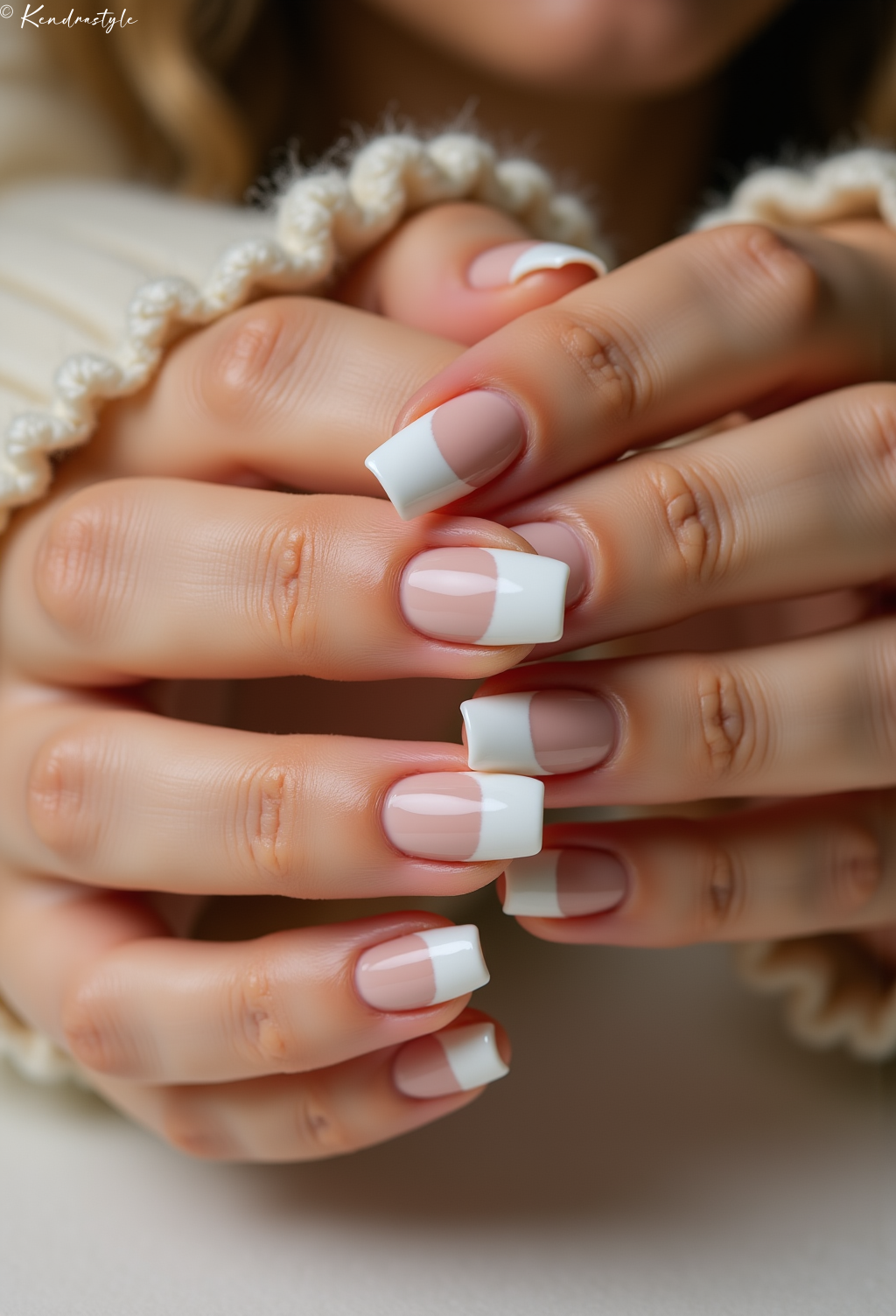 Classic French Tips with a Twist - Nail Art Design Inspiration