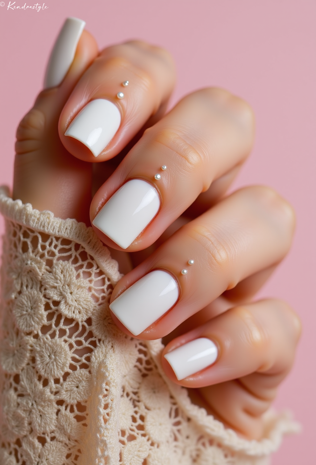 Delicate Floral Romance - Nail Art Design Inspiration