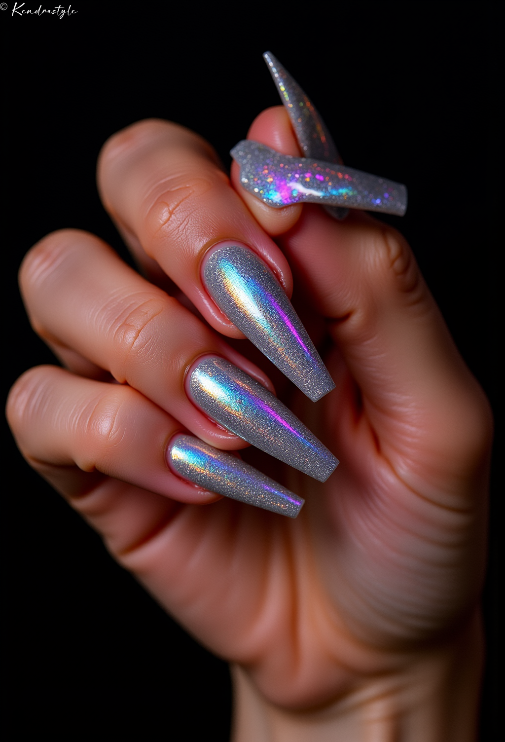 Holographic Dream - Nail Art Design Inspiration