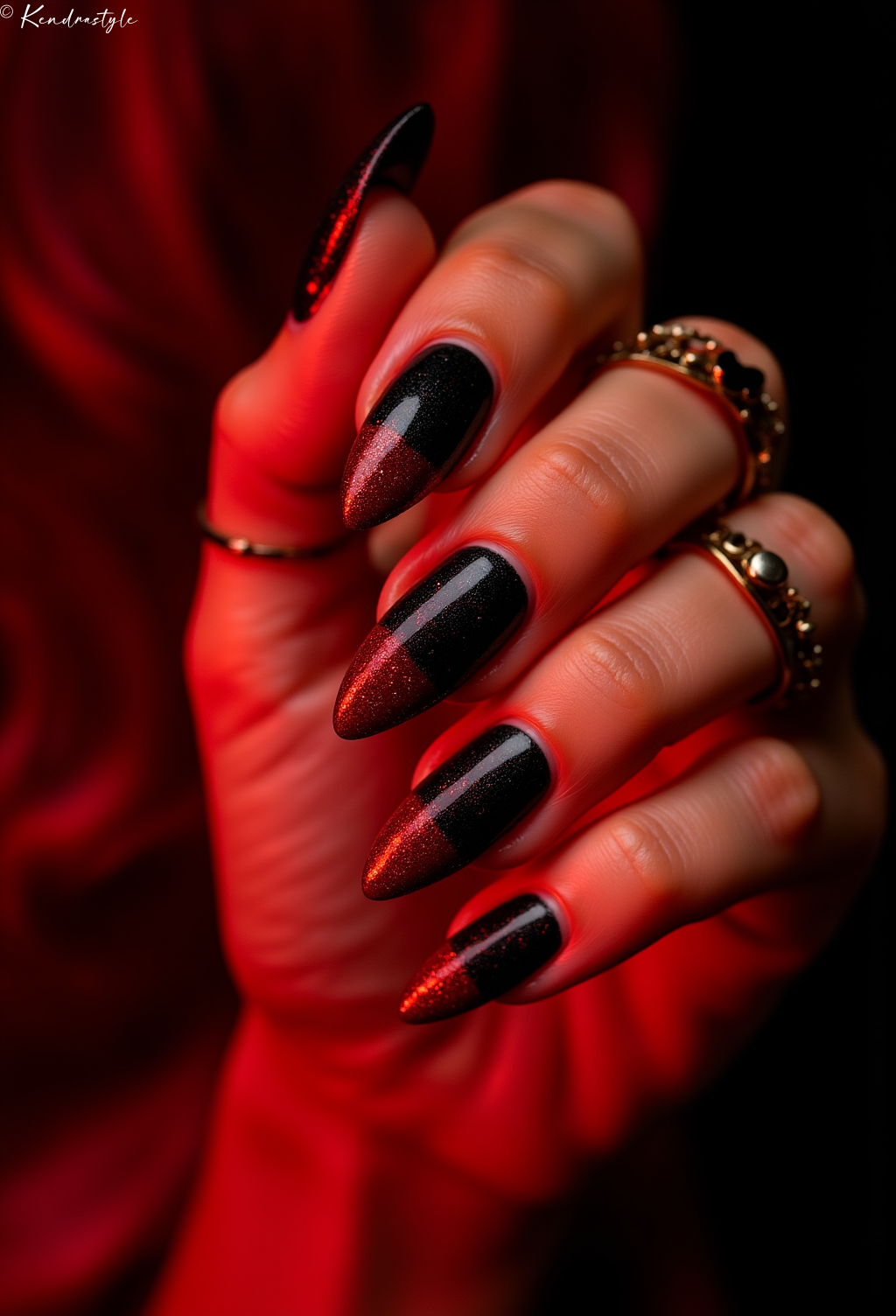Fiery Red Passion - Nail Art Design Inspiration