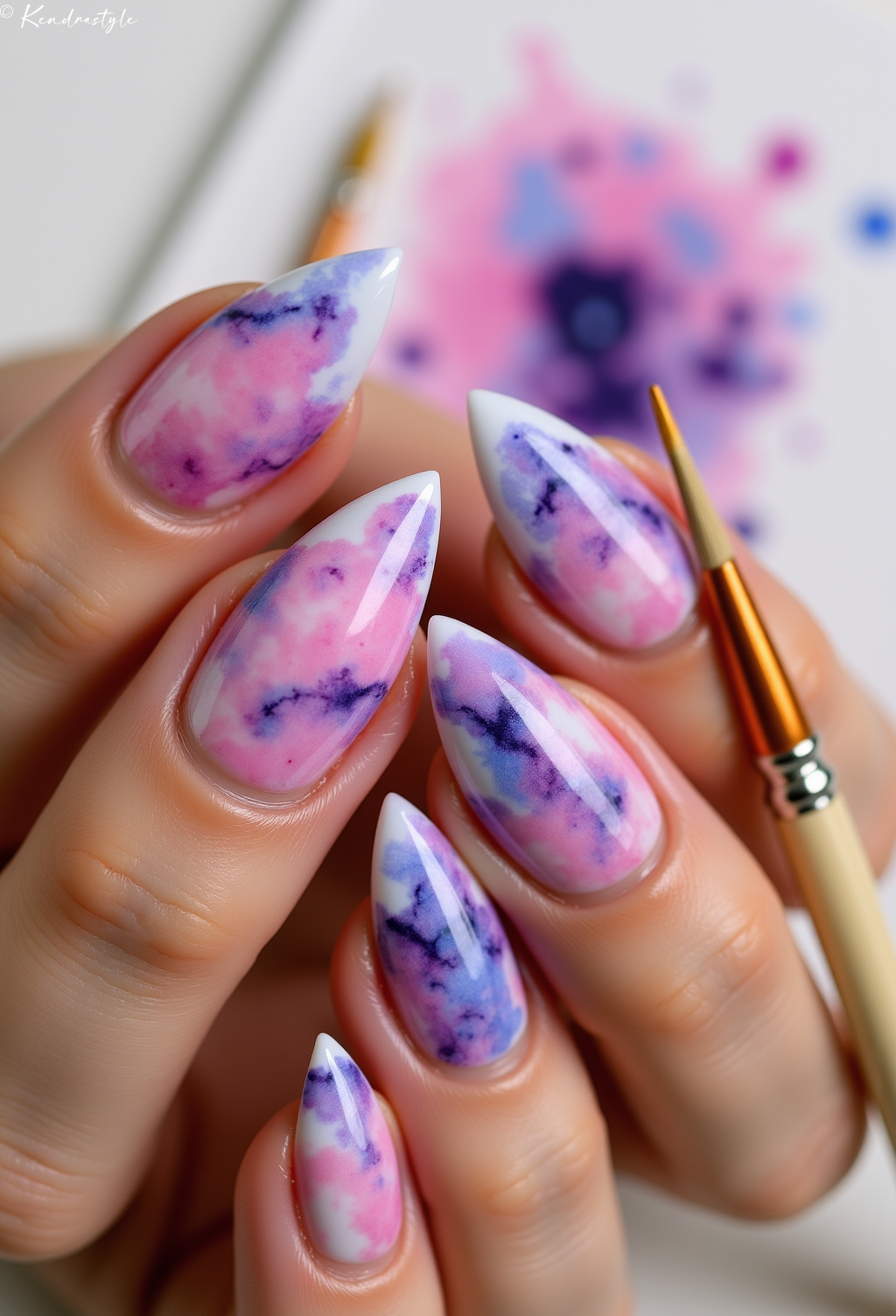 Pastel Purple Paradise - Nail Art Design Inspiration