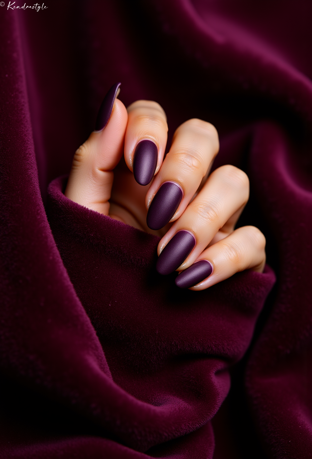 Plum Perfection - Nail Art Design Inspiration