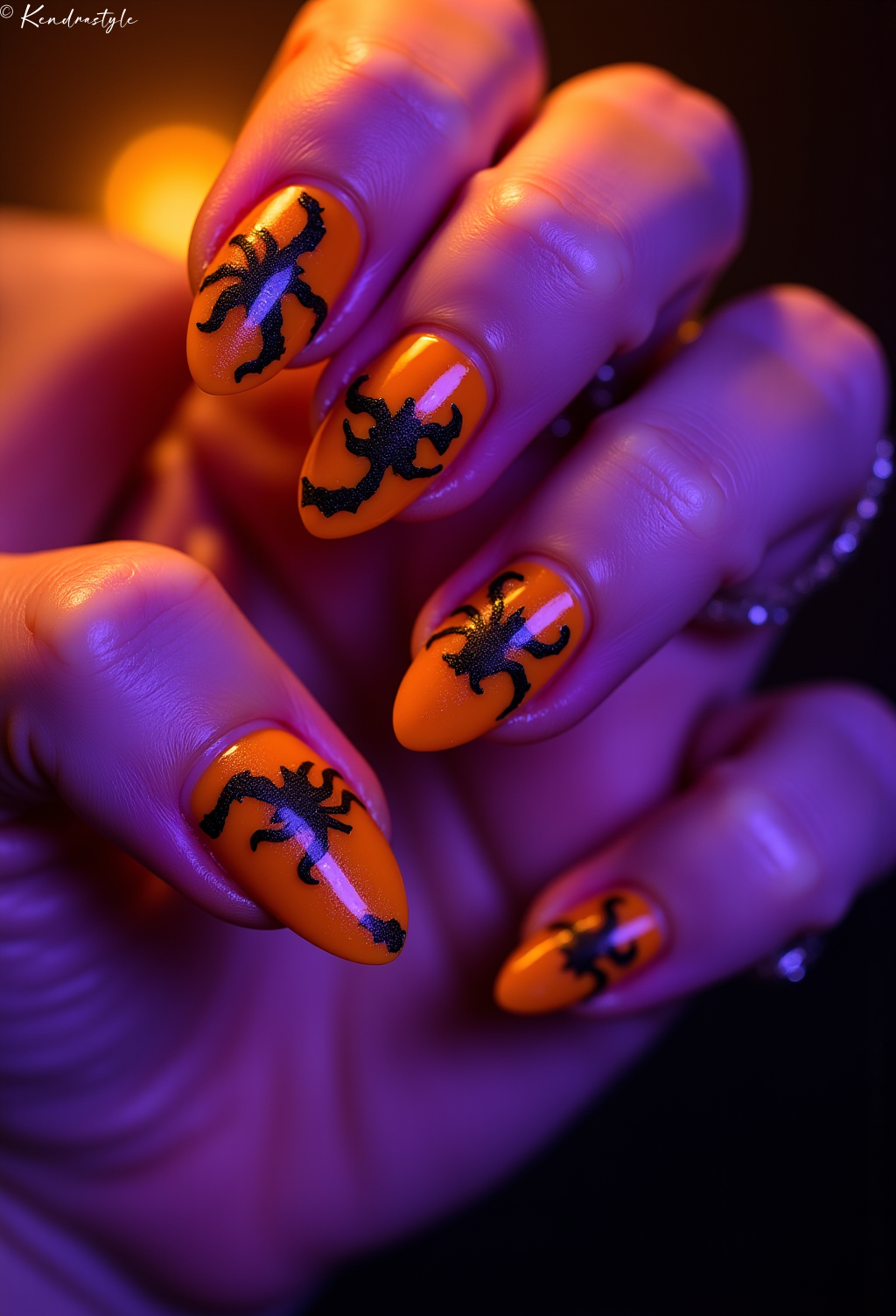 Purple Galaxy Nails - Nail Art Design Inspiration