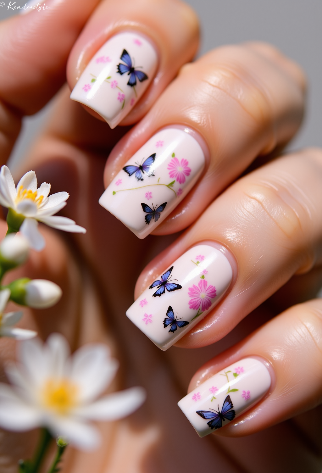 Cherry Blossom Beauty - Nail Art Design Inspiration