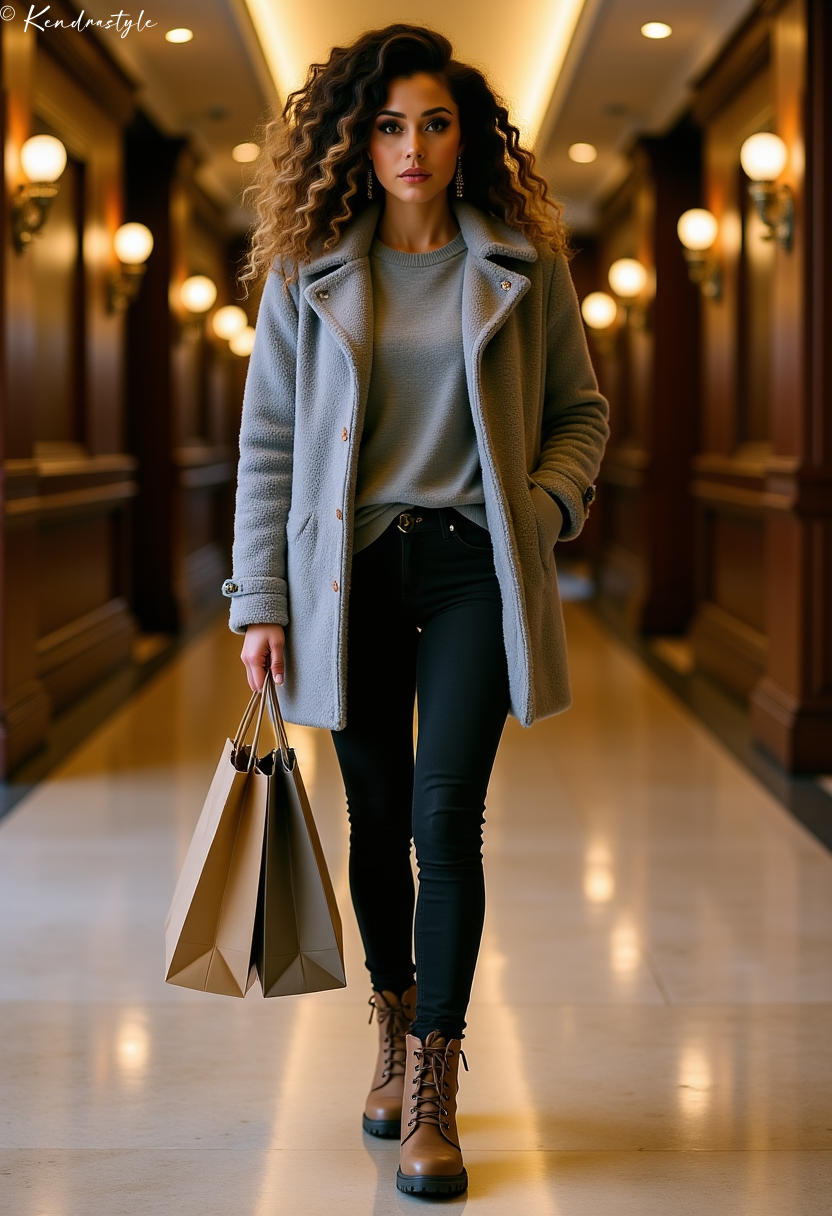 Tan blazer winter business casual