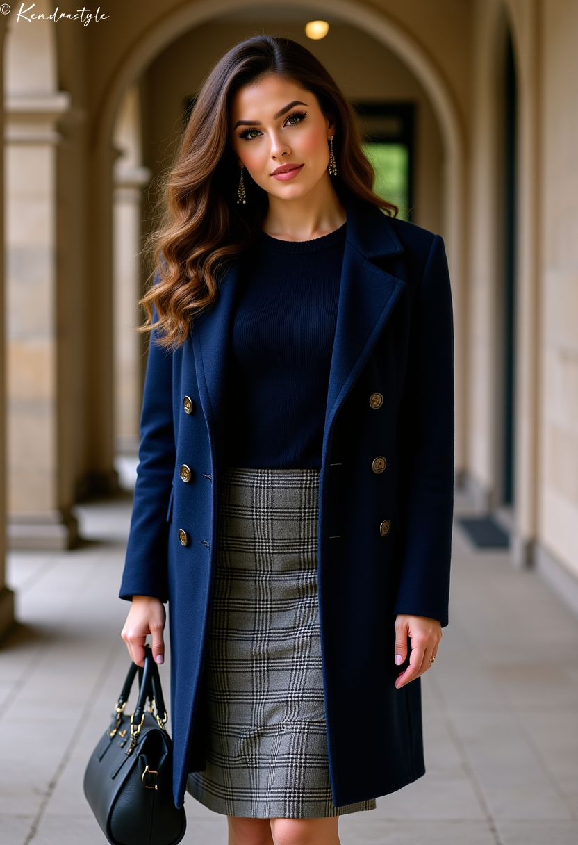 Beige neutral calm winter outfit