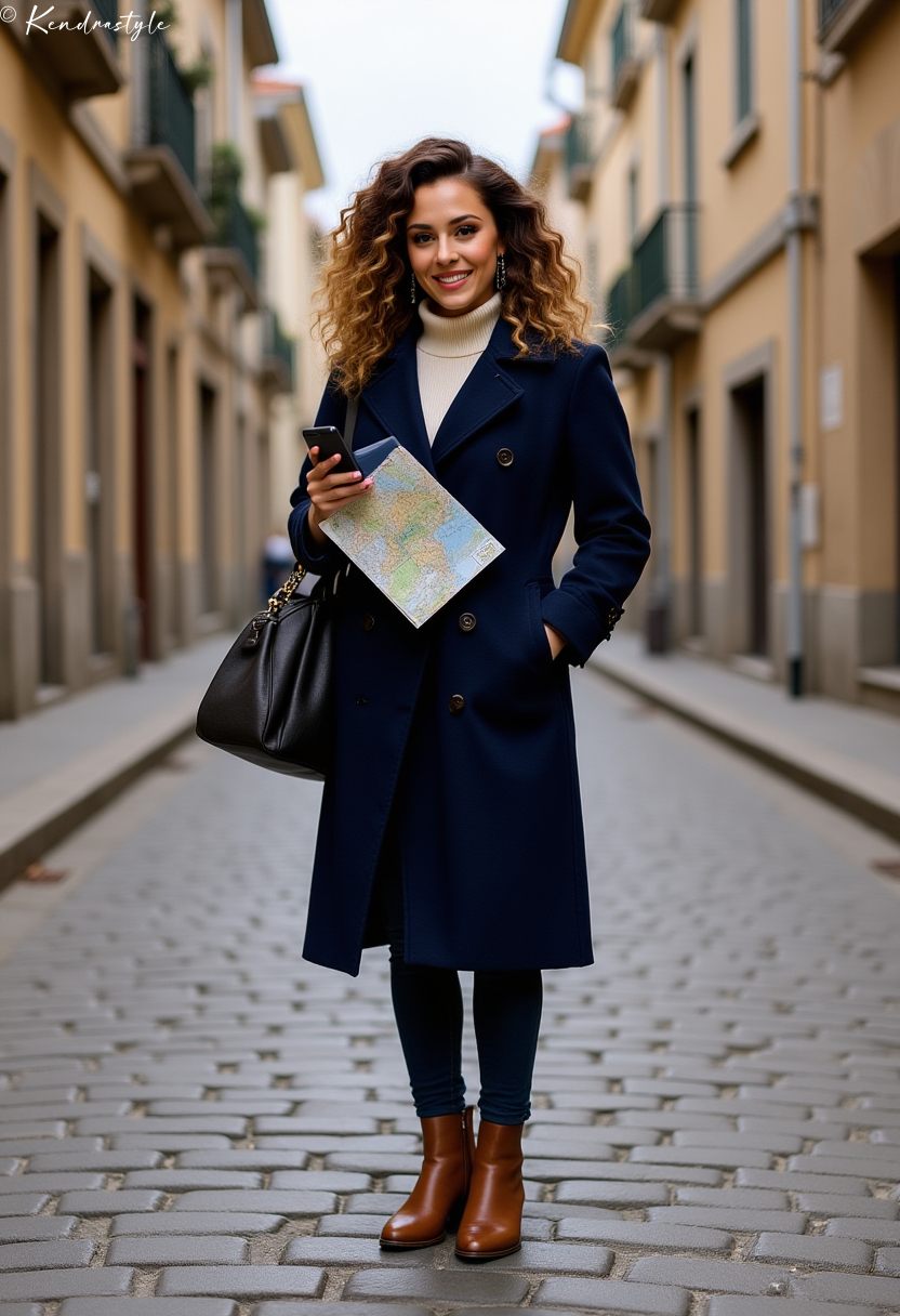 Tan everyday neutral winter outfit