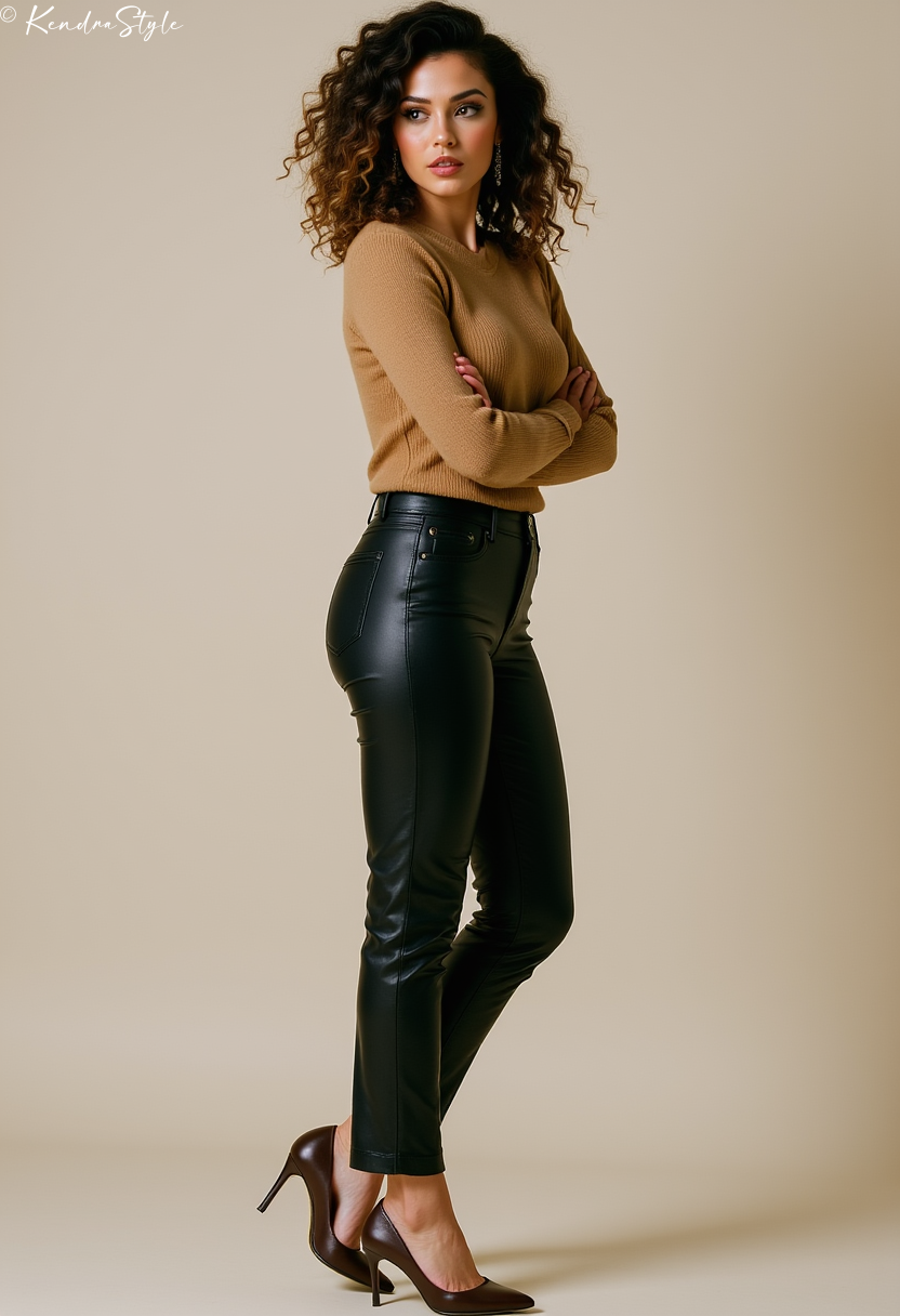 Black Leather Pants - Capsule Wardrobe Essential