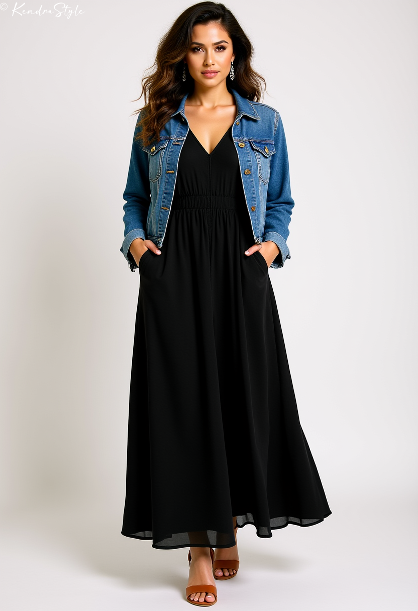 Black Maxi Dress - Capsule Wardrobe Essential