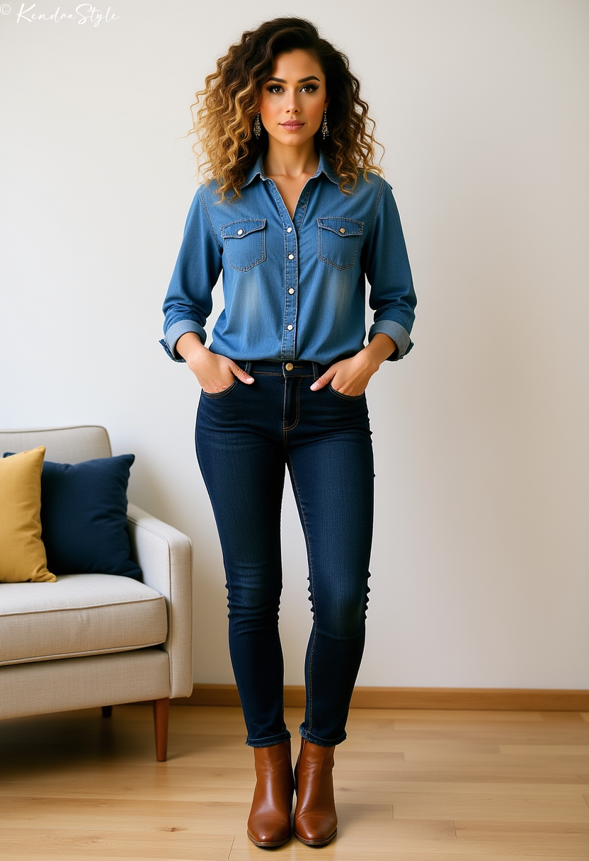 Denim on Denim - Capsule Wardrobe Outfit Inspiration