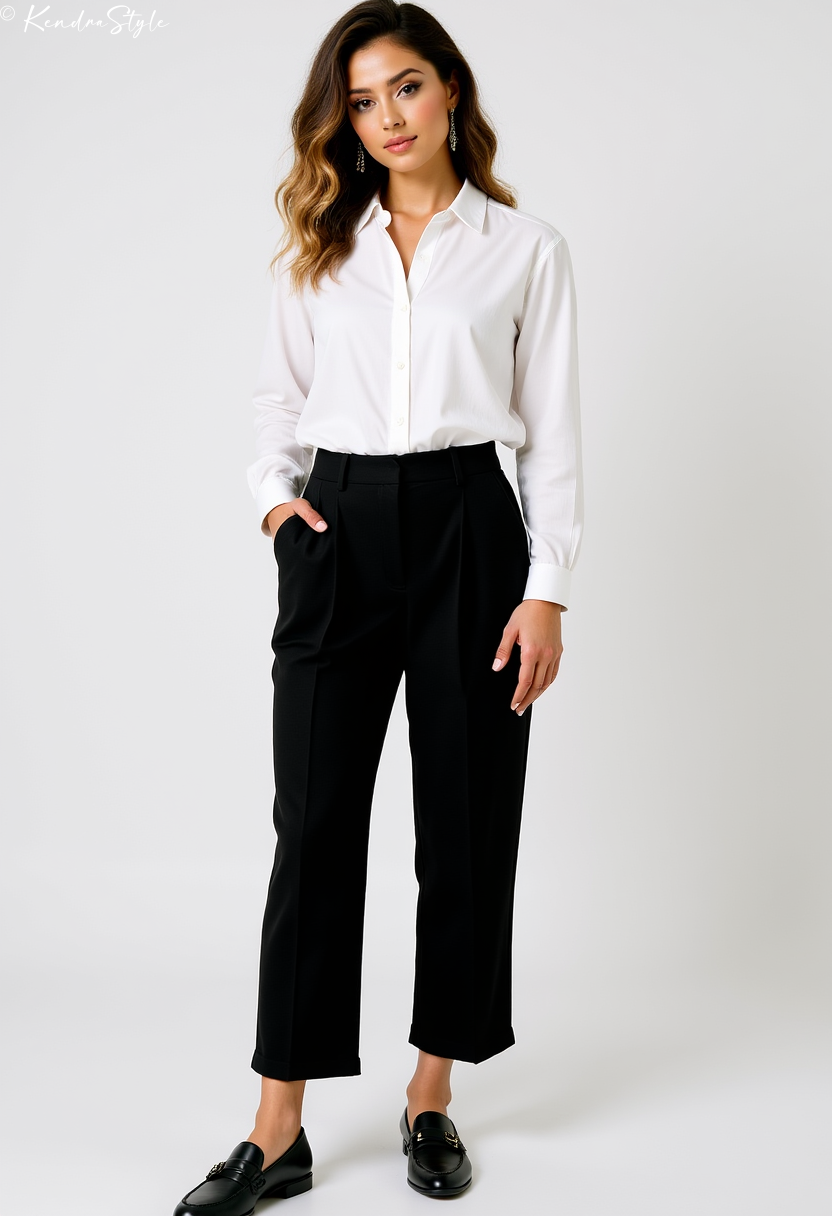 White Button-Down Shirt - Capsule Wardrobe Essential