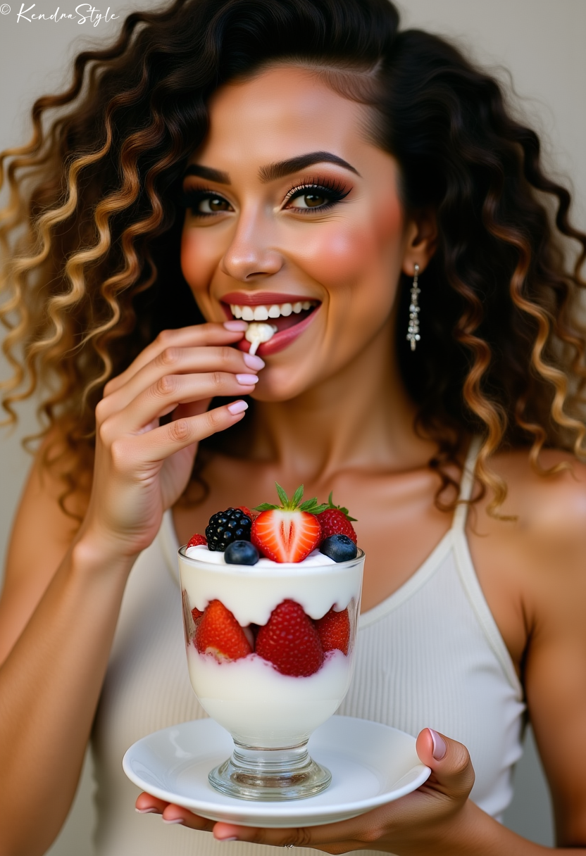 Healthy Fresh Berry Parfait