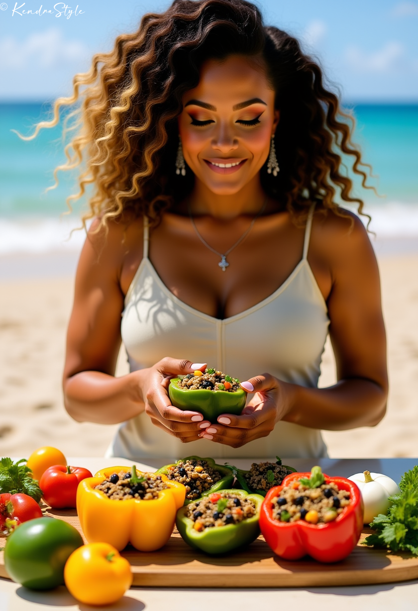 Healthy Quinoa Stuffed Peppers