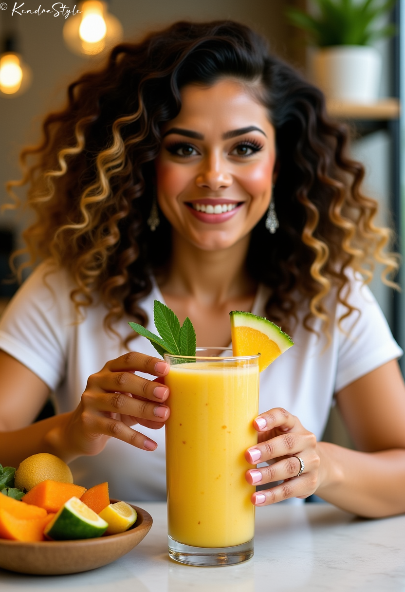 Healthy Tropical Smoothie