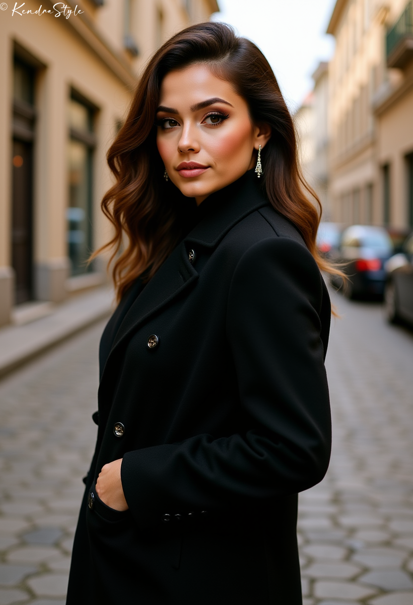 Black Nehru Collar Jacket