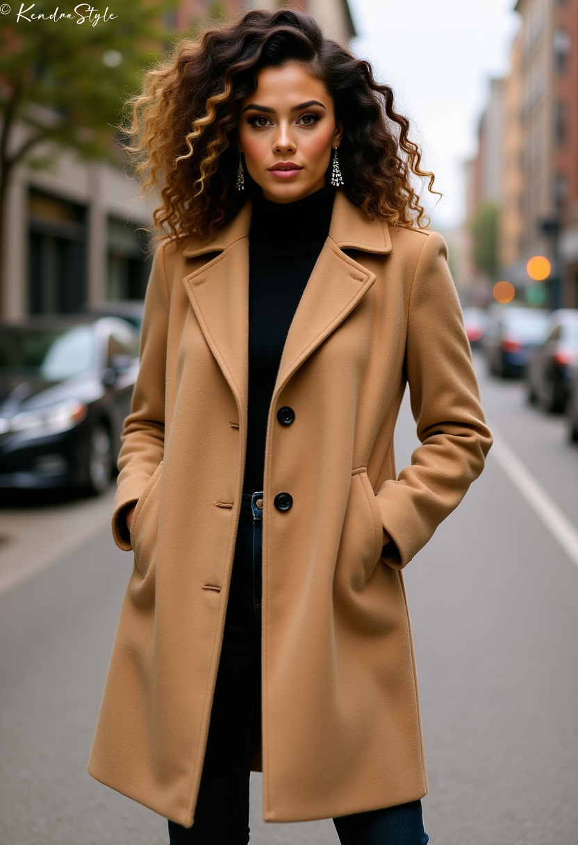 Camel Cashmere Coat