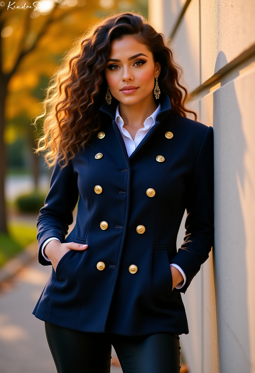 Navy Military Jacket