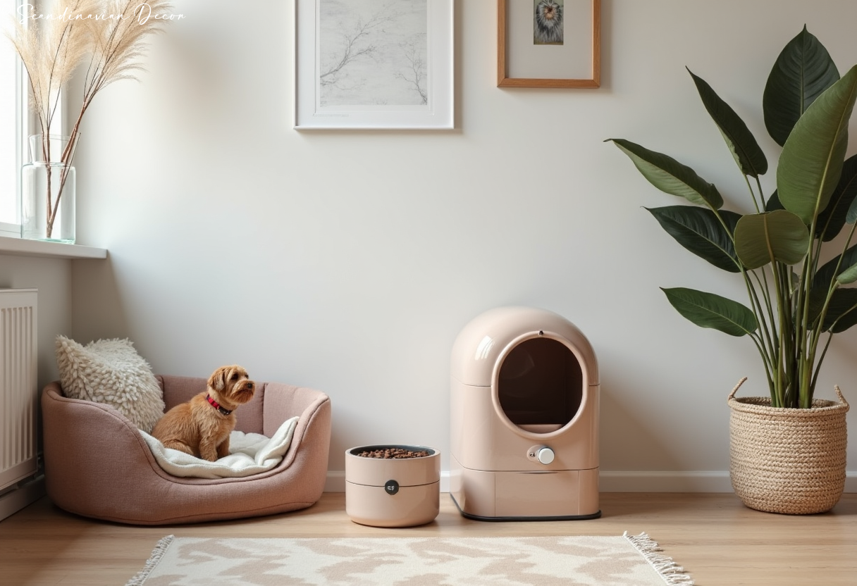 Minimalist Scandinavian Pet Corner